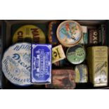 The Zacron Collection Packaging - 19th and 20th Century etc. A nice range of small tins, several