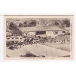 Bourget Airport, Base de la Companie Aerieene Francaise, advertising postcard, busy view of the