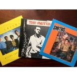 SMITHS UNOFFICIAL LIVE VINYL RECORDINGS. A SET OF THREE VINYL LPs OF LIVE PERFORMANCES SPANNING