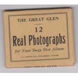 The Great Glen vintage set of 12 real photographs in small pack published J B White Ltd Dundee, good