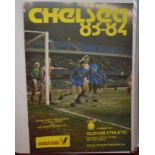 Chelsea FC 1983/84 (Vol 3) programmes, Home (7) Away (8) includes Brentford v Chelsea, Eddie Lyons