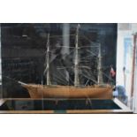 Sergal Thermopylae Tea Clipper 1:124 Scale Model with Perspex case. Thermopylae was an extreme