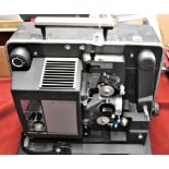 Bell & Howell late-1960s version of B&H's basic 500-series Filmsound projector, with a solid-state