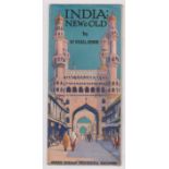 India New & Old by St Nihal Singh, Great Indian Peninsula Railway 1930 brochure colour painting