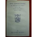 Five Generations of the Bignold Family: 1761-1947, and Their Connection with the Norwich Union by