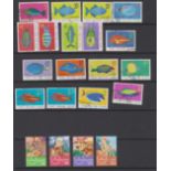 Cocos (Keeling) Islands 1995 & 1996 sets with Marine Life with S.G. 332-335d, 337-338, 339a, 341-