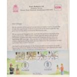 Great Britain 1991 Bi-centenary of Ordnance Survey pack consisting of: - signed letter by P.