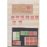 Guernsey 1941-1944 Occupation issues including a Postal History group of S.G. 2 1d Scarlet stamps