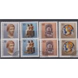 Germany West Berlin 1984 Air Objects in Berlin Museums S.G. B670-B673 u/m and used sets