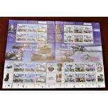 Isle of Man 2003 Centenary of Powered Flight S.G. 1067-1072 u/m sets in two sheetlets of 12 stamps.