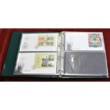 Great Britain 2009-2012 - A cover album, with m/s and Booklet pane, Bureau cancels, A/T useful