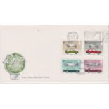 Great Britain 1982 (13 Oct) British Motor Cars set FDC with Oxford 'Hella of Banbury Motor Show
