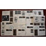 Great Britain 1965 (8 July) Churchill good range of illustrated FDC's including Bladon, London,