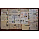 Ireland 1940s to 1980s - nice batch to Registered letter, used few censored, good range to values.