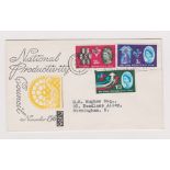 Great Britain 1962 (14 Nov) National Productivity Year - Phosphor set FDC, November 1962-63 N.P.Y.