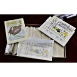 Great Britain 1980 PHQ card used sets, FDI and H/Ss good clean lot (150+ cards)