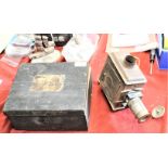Standard Magic Lantern produced by Ernst Plank circa 1908, in original box. in fair condition but