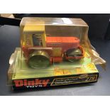 Dinky Toy Aveling Barford Diesel Roller Model 279. Red. Boxed. Box tatty. MU £30 Issued 1971