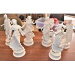 Wedgewood 1994 Compton Woodhouse 'The Dancing Hours' limited edition set of (6) figurines. The