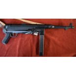 German WWII Replica MP40 with sling, made by Marushin Plug Fire Cartridge Firing weapons and takes