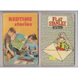 Storybooks for children;, Flat Stanley by Jeff Brown 1980 paperback (some pics coloured in crayon)