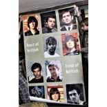 Best of British early 2000s Poster, a large poster measuring 215cm's x 120cm's. Ex Zacron Studio