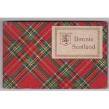 Valentine & Sons Ltd Bonnie Scotland Postcards x 36 in Booklet. Good condition