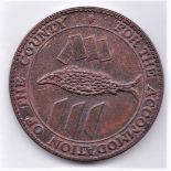 Cornwall Penny Token 1811 - Scorrier House. (Redruth) Pumping Engine. Rev; 'For the accommodation of