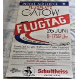 Aviation History Royal Air Force - Air Day at Gatow Berlin to commemorate the 40th anniversary of