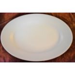 German WWII large Luftwaffe Mess Hall Platter stamped FL. U.V. which stands for "Flieger