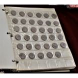 Great Britain - Small collection in a Collecta album, small range Silver 3d's, later Shilling's,