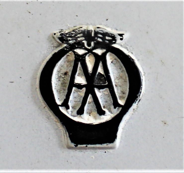 Vintage AA Metal Oval GB car badge - Image 2 of 2