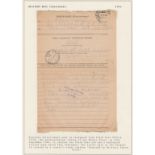 Russia 1944 Military letter sheet sent from Field post office 75751 the Meteorological office of the