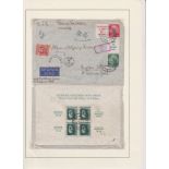 Germany 1937 Airmail envelope cancelled 5.9.1937 Berlin Charlottenburg an SG 497B 6pf definitive