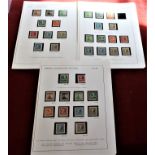 Germany 1945-1946 Russian Zone Thuringia definitives SG RF1-RF8 m/m set SG RF7a-RF8a m/m; bluish-