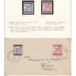 Germany 1943 Labour Corps SG838-841 m/m set; Field Post from Reich's labour service member 10.1.1941