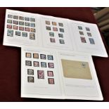 Germany 1947-1948 French Zone Wurttemberg definitives SG FW1-FW37 range of mint & used; Env cancel