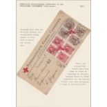 Russia 1917 envelope posted to Riga from Petrograd in an 'All-Russian Union of Towns Committee for