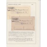 Germany 1944 Concentration Camp mail. Official Dachau Camp letter posted to Schildberg by a