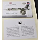 2008 - History of the Royal Airforce 2007 Nara Dollar BUNC Avro Vulcan on GB 1st Class cover