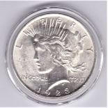 USA 1923 - Silver Peace Dollar AUNC