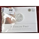 2013 - £20 A Timeless First St. George and the Dragon. Silver BUNC, Royal Mint Pack