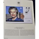 2002 - Queen's Golden Jubilee, Pre-decimal Penny BUNC on GB 2nd Class FDC