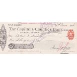 Capital & Counties Bank Limited Sudbury (Late Messrs Oakes Bevan Tollemache & Co) Used order RO 7-