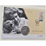 2002 - Queen's Golden Jubilee - British Virgin Islands Dollar BUNC on Guernsey Stamp Cover