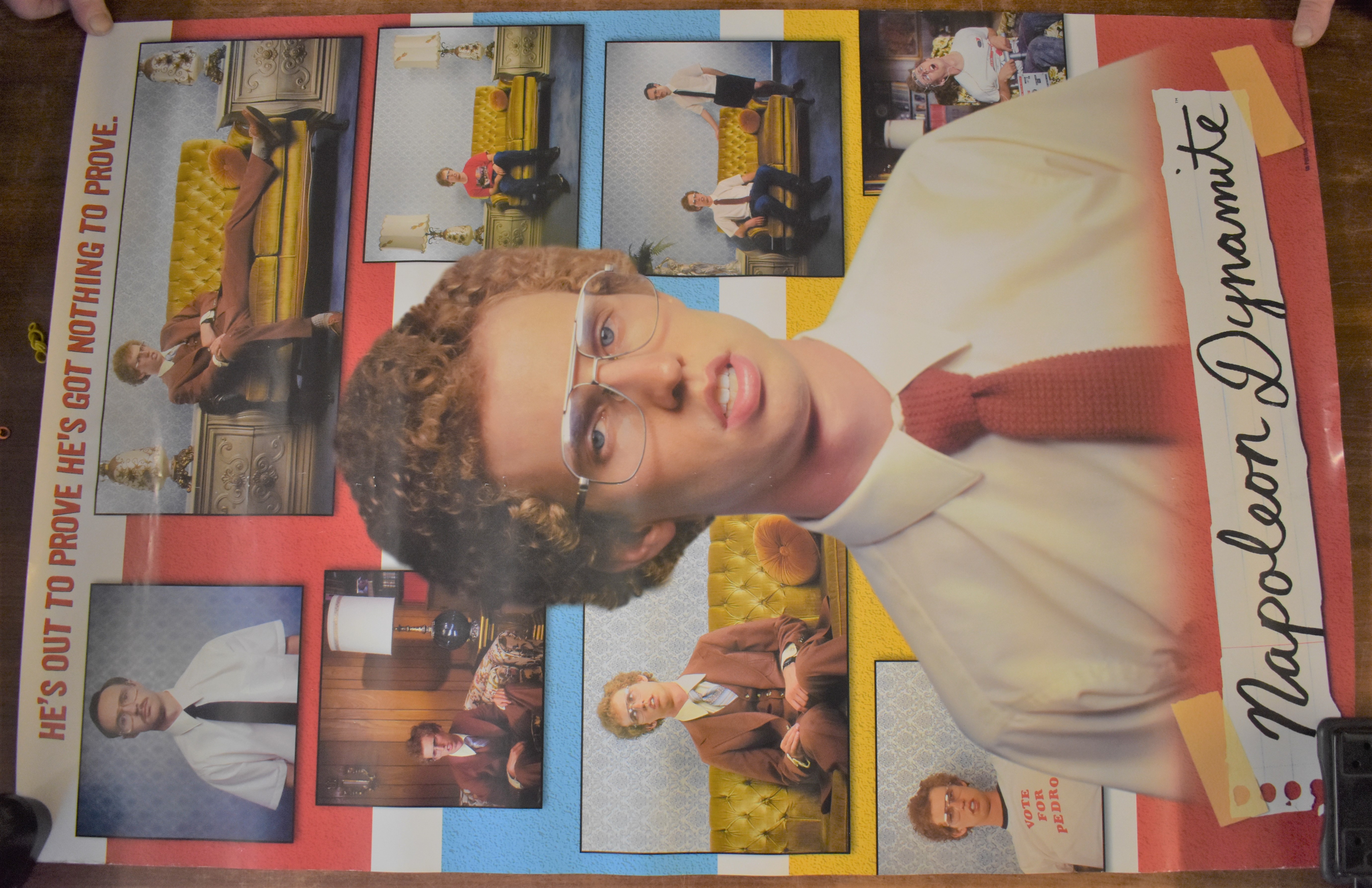 Napoleon Dynamite - Cinematic release poster, starring Jon Heder & Jon Gries. Released in the USA