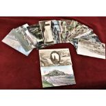 Jersey 1943 Pictorial Issues on First Day postcards, good lot 1/2d to 3d, (14)