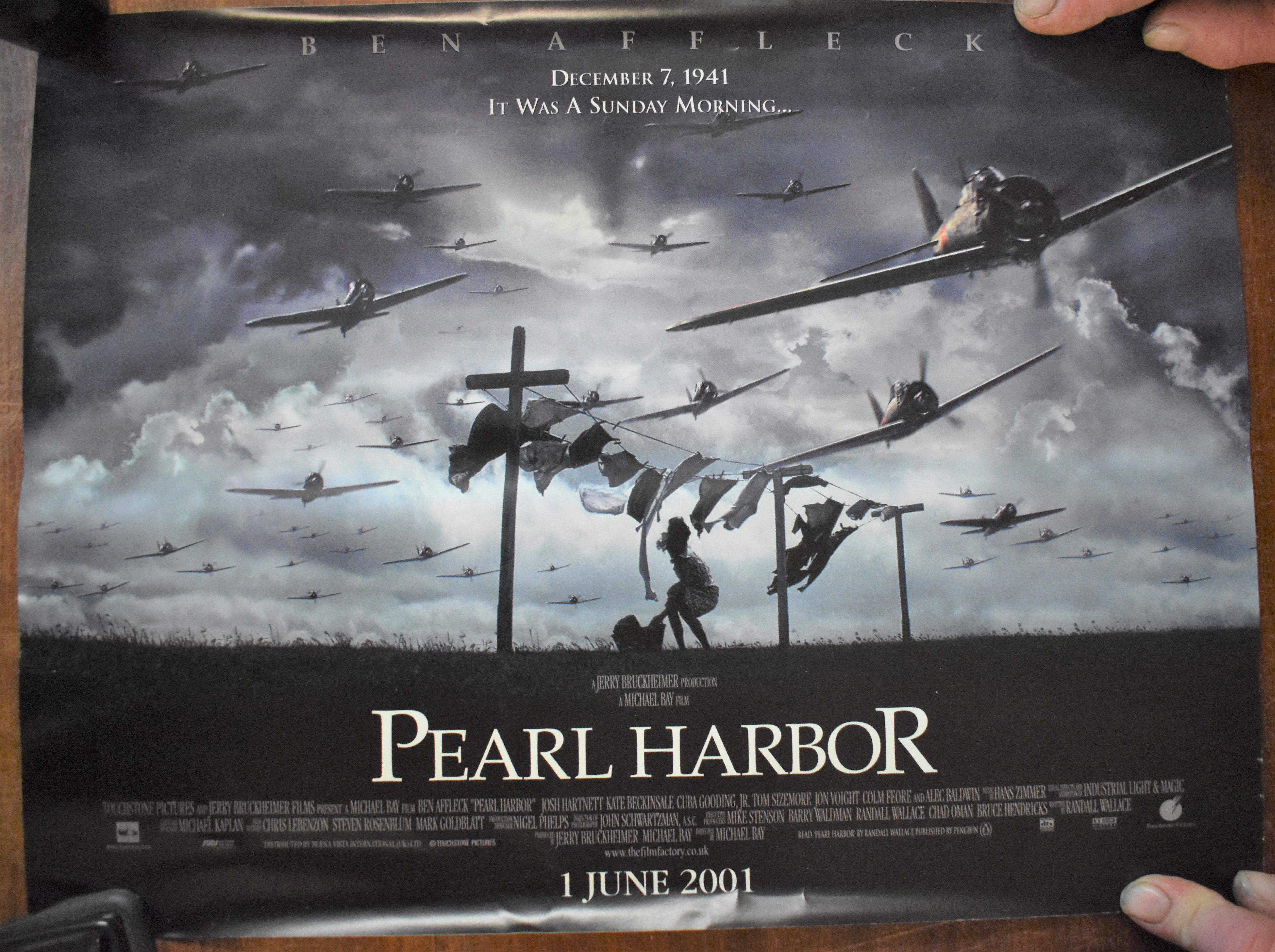 Pearl Harbour - Cinematic Poster, starring Ben Affleck, Kate Beckinsale and Alec Baldwin. Released