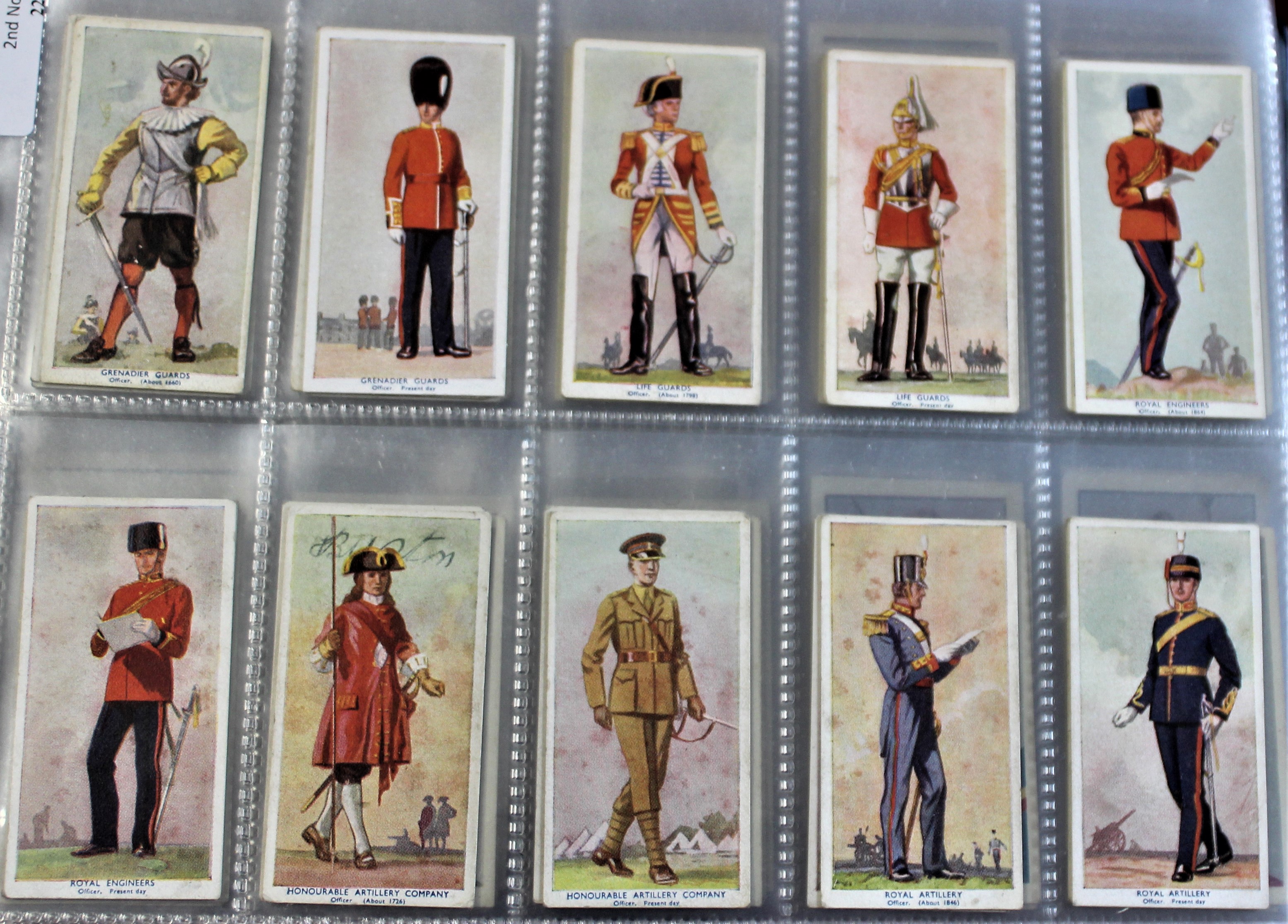 Teofani & Co Ltd & United Kingdom Tobacco Co Ltd (2 Full Sets) Past & Present A Series 1938 The Army