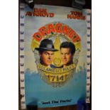 Dragnet - Cinematic Poster, starring Dan Aykroyd and Tom Hanks. Measures 81cm x 59cm. Poor